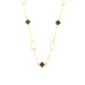 Златно колие детелинки-246471