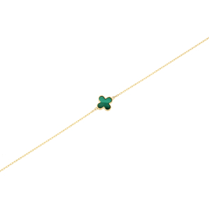 Златна гривна детелинка-251780