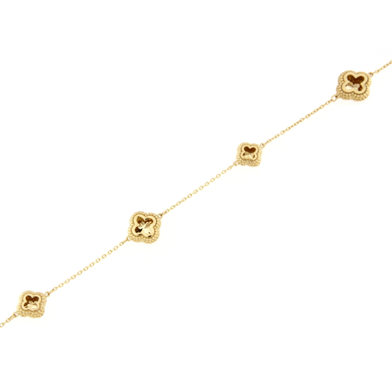 Златна гривна детелинки-255048