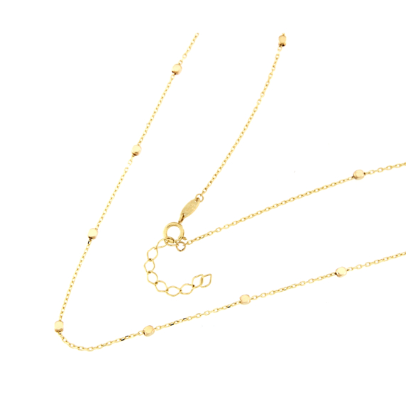 Нежно златно колие-251804