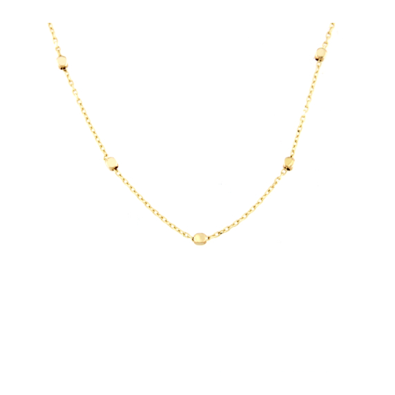 Нежно златно колие-251804