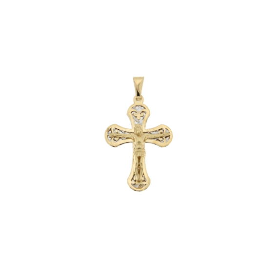 Златен кръст с разпятие-238016