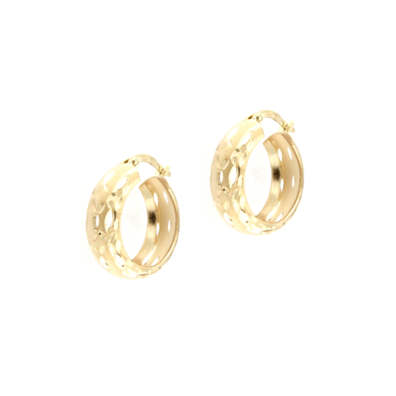 Златни обици халки-234886