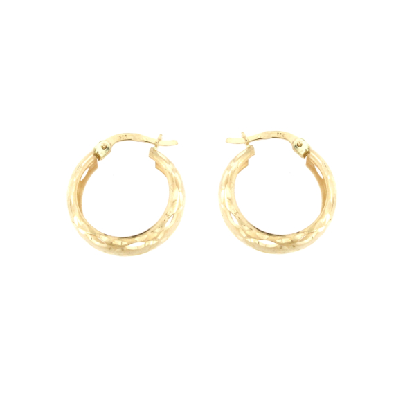 Златни обици халки-234886