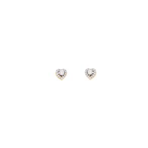 Златни обеци с диаманти 0.19ct