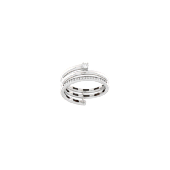 Златен пръстен с диаманти 0.18ct