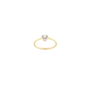 Златен пръстен с диаманти 0.16ct