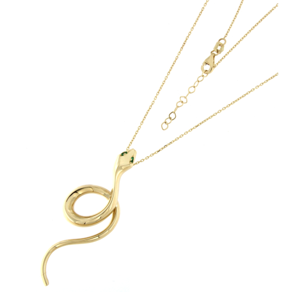 Златно колие змия-246321