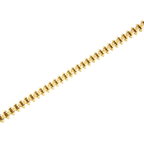 Златна гривна - 14 карата жълто злато-249929