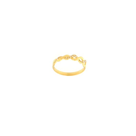 Пръстен халка с диаманти 0.09ct-22535009