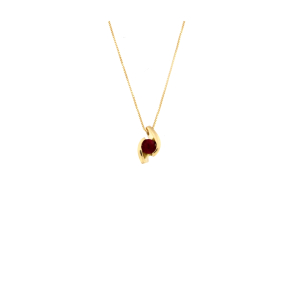 Златно колие с рубин 0.15ct
