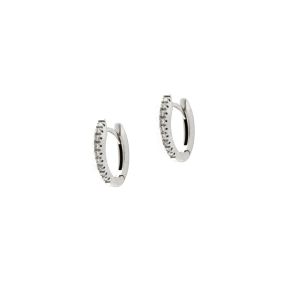 Златни обеци с диаманти 0.27 ct