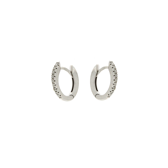Златни обеци с диаманти 0.27 ct