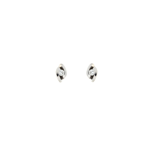 Златни обеци с диаманти 0.10ct
