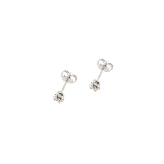 Златни обеци с диаманти 0.18ct