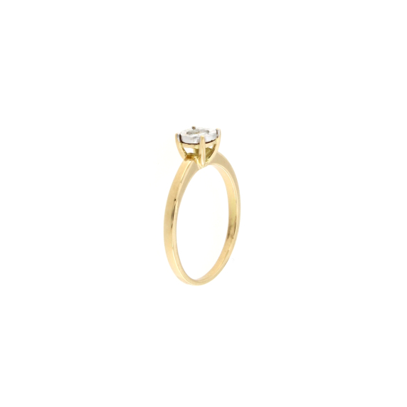Златен пръстен с диамант 0.15ct