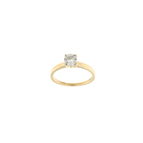 Златен пръстен с диамант 0.15ct
