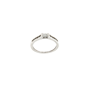 Златен пръстен с диаманти 0.33ct