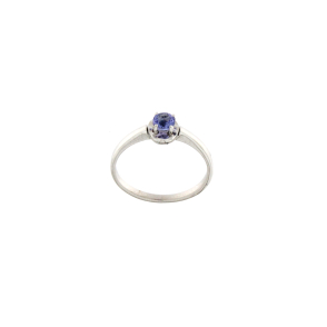 Златен пръстен с танзанит 0.30ct