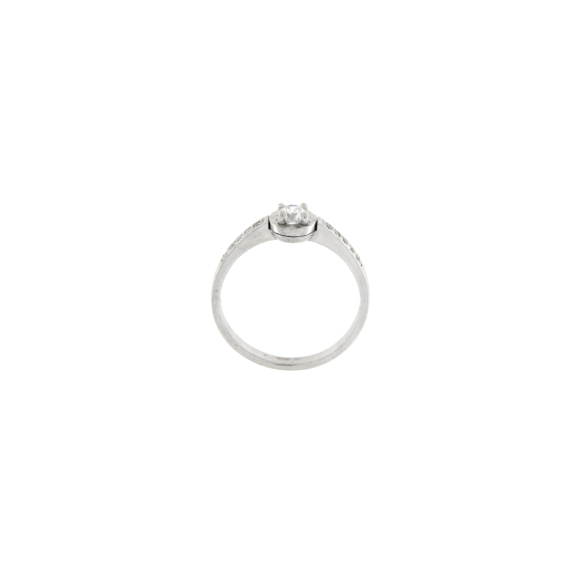 Златен пръстен с диаманти 0.33ct