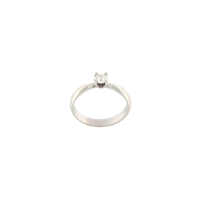 Пръстен бяло злато с диамант 0.25 ct