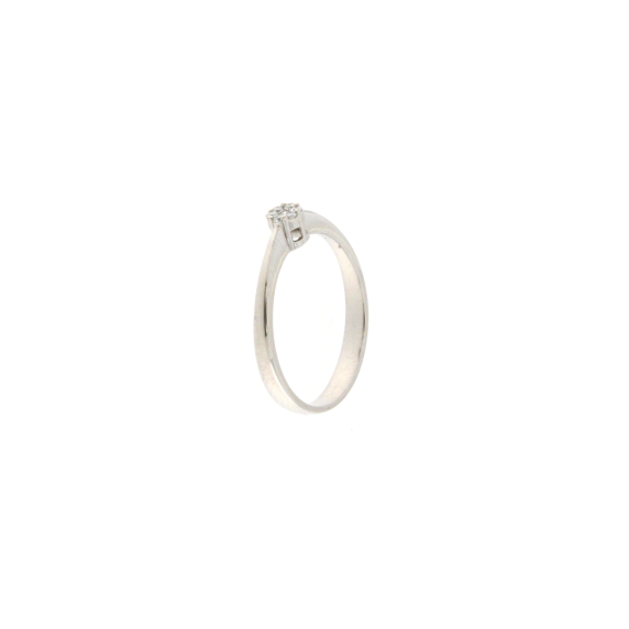 Златен пръстен с диаманти 0.08ct