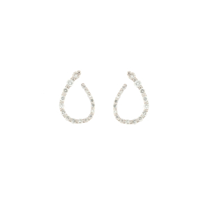 Златни обеци с диаманти 0.32ct-22498366