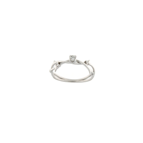 Златен пръстен с диаманти 0.13ct