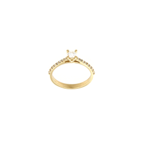 Златен пръстен с диамант 0.19/0.20ct