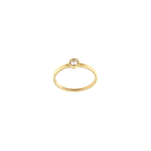 Златен пръстен с диамант 0.10ct