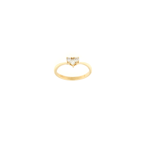 Златен пръстен с диаманти 0.26ct