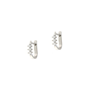 Златни обеци с диаманти 0.26ct-22517470