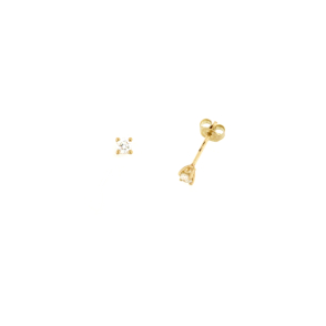 Златни обеци с диаманти 0.23ct-22517494