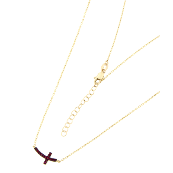 Златно колие кръстче-242220