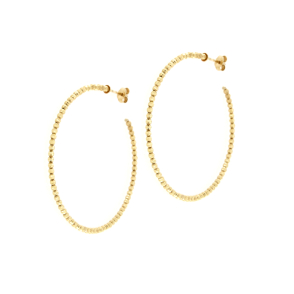 Златни обеци халки - 14к жълто злато-250823