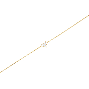 Златна гривна със сърце-256575