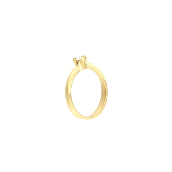 Златен пръстен с диамант 0.18ct