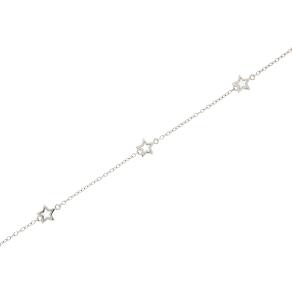 Златна детска гривна звездички-231840