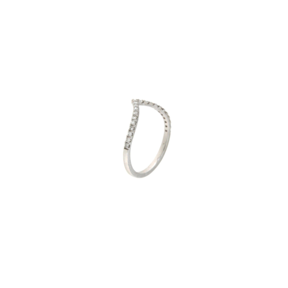 Златен пръстен с диаманти 0.25ct