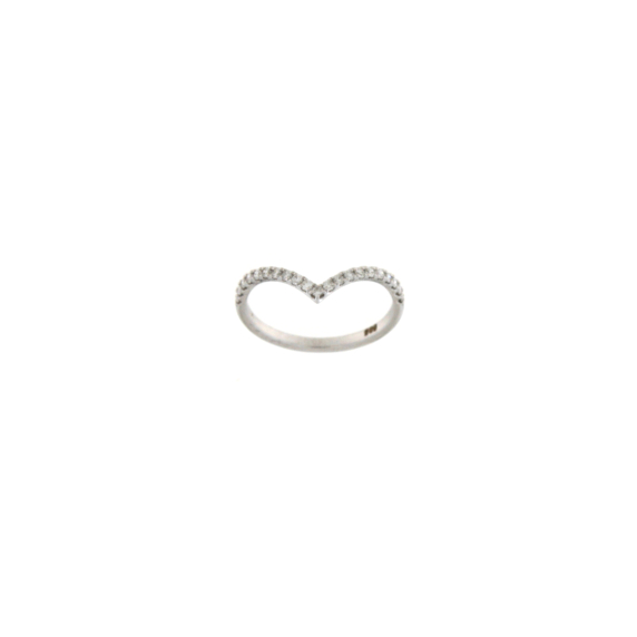 Златен пръстен с диаманти 0.25ct