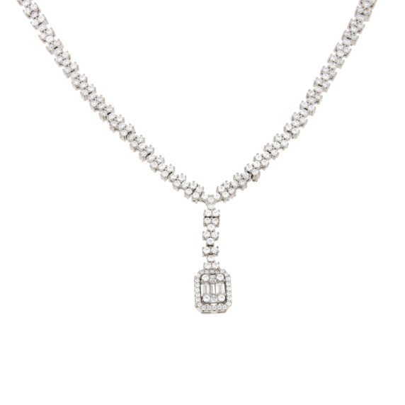 Сребърно колие-242409