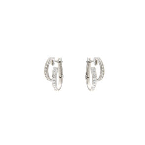 Златни обеци с диаманти 0.34ct-22513434