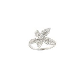 Пръстен от бяло злато с диаманти 0.51ct