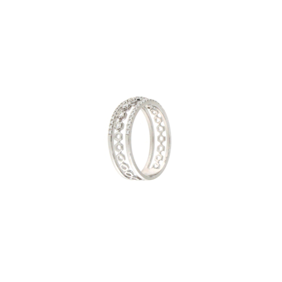 Златен пръстен с диаманти 0.30ct-22513731