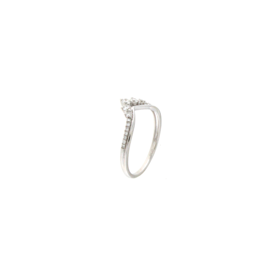 Златен пръстен с диаманти 0.23ct-22513717