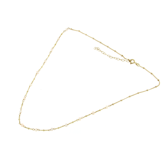 Златно колие с перли-252433