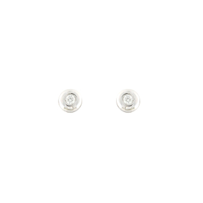 Златни обеци с диаманти 0.16ct