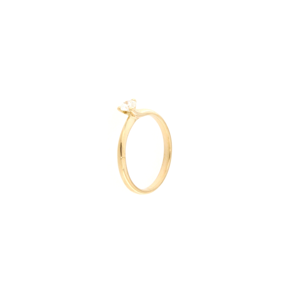 Златен пръстен с диамант 0.20ct