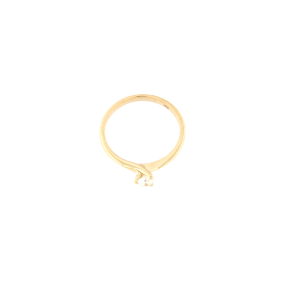 Златен пръстен с диамант 0.20ct