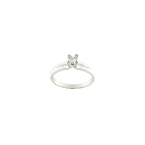 Златен пръстен с диаманти 0.17ct